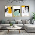 thumbnail image 5 of Full House 3 Panels Framed Canvas Wall ArtOil Paintings - Nordic Morden Abstract Style 1 - Aesthetic Prints for Living Room Bedroom Office, 5 of 5