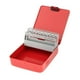 thumbnail image 5 of Caja de almacenamiento para brocas giratorias, accesorio vacío, conveniente, caja de índice de brocas de Metal resistente, organizador dispensador de 41 ranuras, 5 of 8