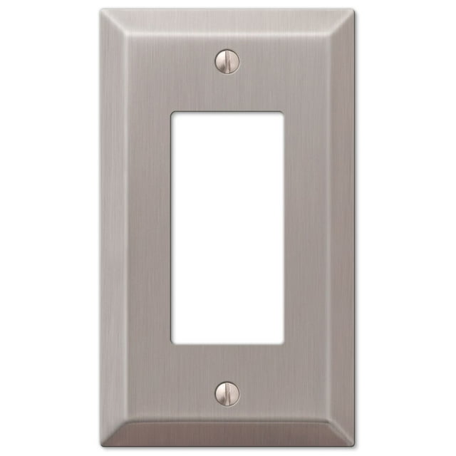 Placa de pared Amerelle Century Single Rocker de acero niquelado