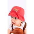 thumbnail image 3 of Wear Sierra Enjoy Summer Holidays Toddler Sun Hat, Soft Blend, UV Protection, Red, One Size, 3 of 3