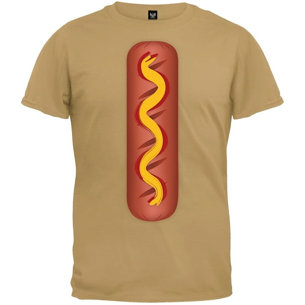 Old Glory Hot Dog Costume T Shirt Large Walmart Com Walmart Com