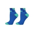thumbnail image 5 of Unisex Graduated Colorful Patterned Compression Knee High Socks for Men and Women (Blue/Black), 5 of 6