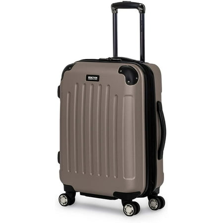 Kenneth Cole Reaction Renegade 20” Carry-On Luggage Lightweight Hardside Expandable 8-Wheel Spinner Travel Cabin Suitcase, Champagne, inch
