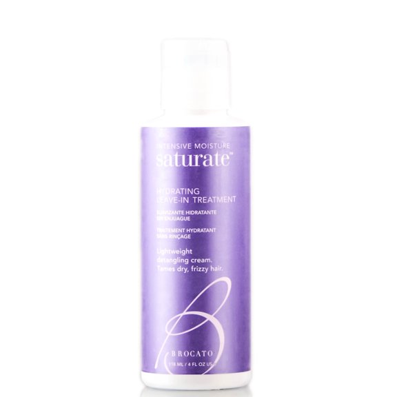 Size : 4 oz , Brocato Saturate Hydrating Leave-In Treatment, hair scalp beauty - Pack of 3 w/ SLEEKSHOP 3-in-1 Comb-Brush