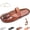 Coffee, variant on Jelly Mary Jane Mules for Women Tabi Flat Sandals Closed Toe | Round Split Toe Slip On Slides With Elastic Strap Casual Beach Summer Vacation Slippers