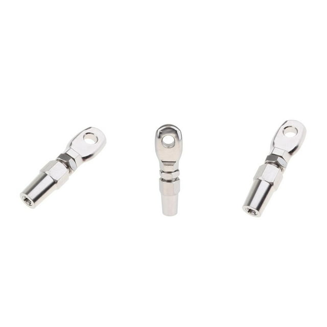 Terminal Sin Estampado de material acero Inoxidable De Grado Marino 3x316 Para Cuerda De Alambre Mm