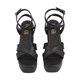 thumbnail image 4 of Tacones Mujer Plataformas Casuales Cintas Dolce Negras 24 DOLCE COLLEZIONE by GLAM GLAM 3804, 4 of 4