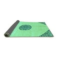thumbnail image 2 of Ahgly Company Indoor Rectangle Abstract Turquoise Blue Modern Area Rugs, 2' x 3', 2 of 4