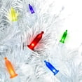 thumbnail image 2 of 50-Count Multicolor LED Mini Christmas Lights with White Wire, 11', Holiday Time, 2 of 6