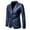 Dark Blue, variant on Lindreshi Leather Jacket for Women Men's Leather Jacket Fashion Business Suit Stand Collar Punk Motorcycle Washed Leather Long Sleeve Hoodless Casual Outwear & Jackets