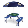 thumbnail image 2 of PICNIC TIME NFL LA Rams Picnic Table Sport with Umbrella Digital Print, One Size, Blue, 2 of 4