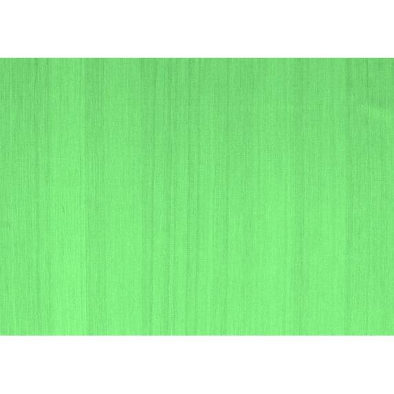 Ahgly Company Indoor Rectangle Abstract Emerald Green Contemporary Area Rugs, 3' x 5'