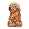 thumbnail image 4 of Daiia Hippie Flower Pattern Pet Scarf for Dogs and Cats – Soft & Breathable Bandana, Comfortable Pet Accessory for Everyday Wear, 4 of 6