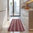 thumbnail image 4 of Red Christmas Deer Pattern Kitchen Rug Mat,Kitchen Runner Rugs Non Skid Washable,Decorative Kitchen Floor Mats for Kitchen,Sink,Laundry,17"x47.2", 4 of 7