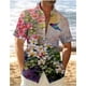 thumbnail image 3 of Camisa floral de verano para hombre, estilo hawaiano, camisa de manga corta con solapa 3D para hombre, camisetas con estampado de flores de calle, camisas de playa, ropa para mujer, 3 of 5