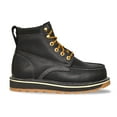 thumbnail image 6 of RedHawk Boot Co. Badlands Men's Soft Toe 6" Leather Mocc Toe Work Boots with Dual Density Sole, 6 of 7