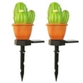 thumbnail image 3 of Pineapple Cactus Solar Path Light Solar Garden Stake Light Ground Light Solar Lawn Lamp for Garden, 3 of 6
