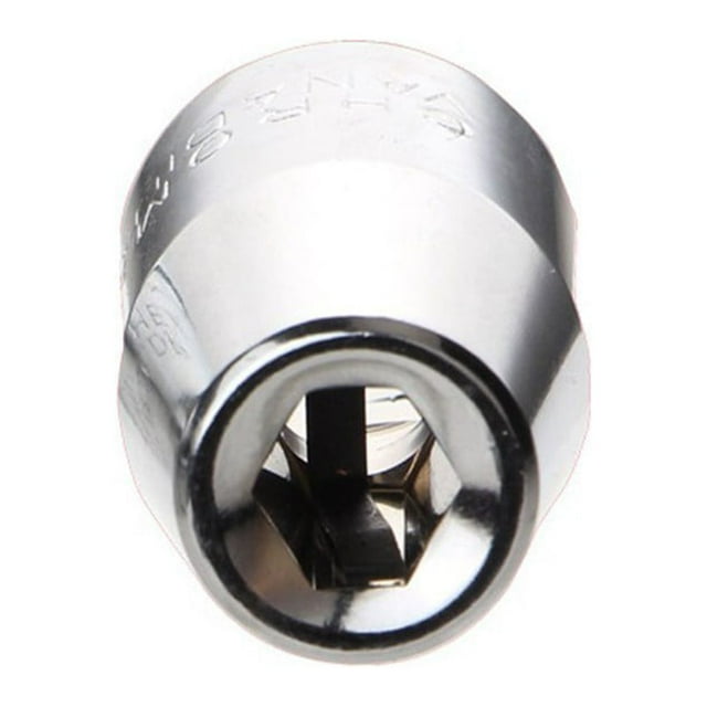 BTOER 1/4'' Ratchet Socket Adapter 6.3mm-Square Drive To 1/4" Hex Shank Socket Bits Converter Quick Release Screwdriver Holder Adapter