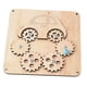thumbnail image 5 of Tablero ocupado Montessori, juguete sensorial, accesorios de bricolaje, Material de actividades de aprendizaje, habilidad práctica para niños, niños, , Engranajes de coch Engranajes de coche CUTICAT material de tablero ocupado, 5 of 8