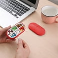 thumbnail image 3 of ‌Portable One Week VC Box with Candy Color‌ - Six Space Sealing Design, Ideal for Travel & Daily Use, Made of Safe & Odorless Plastic, Available in Orange, Yellow, Green, Blue, Sky Blue Colors, 3 of 6