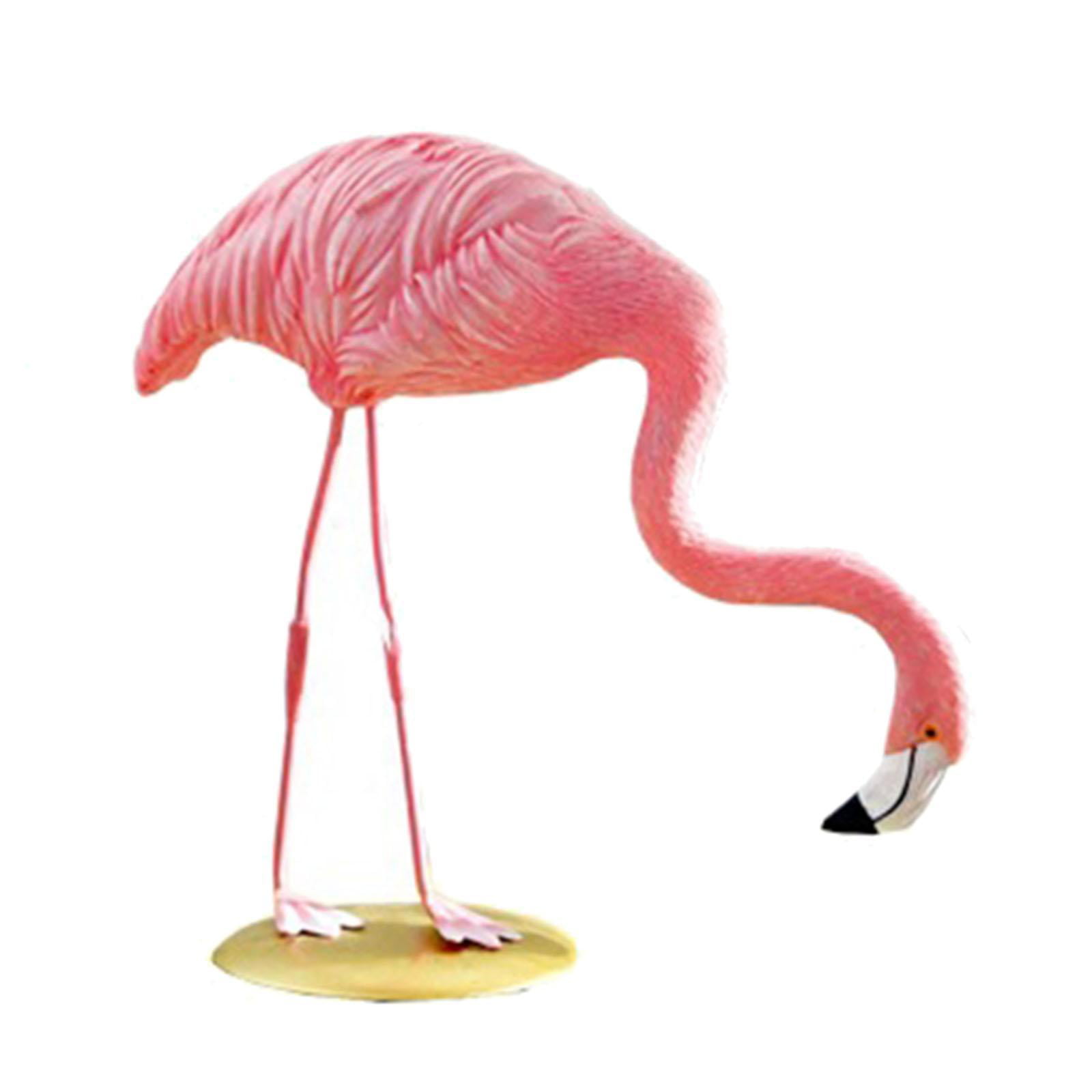 Girl Resin Flamingo Wooden Nordic Scandiniavian Style Pink Kids Room Decoration 