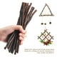 thumbnail image 5 of 50 piezas de palitos de madera para manualidades, palitos de madera largos para decoración fotográfica del hogar., 5 of 8
