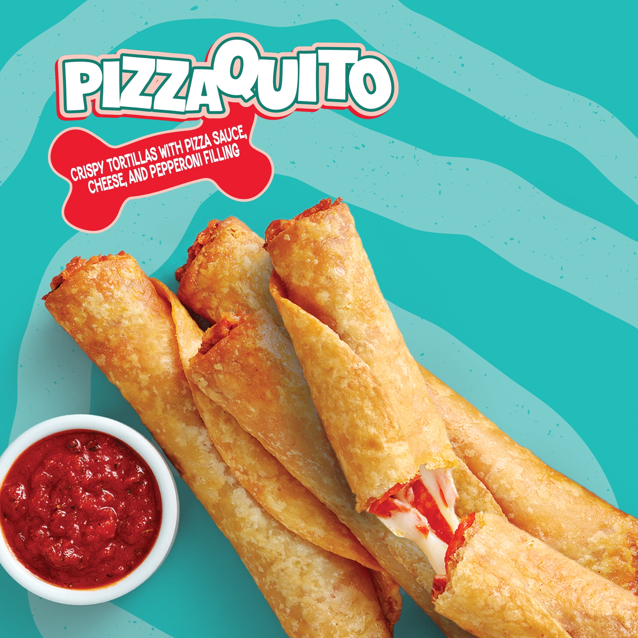Scooby-Doo Pizzaquitos, Frozen Snack, 12 oz Box (Frozen)