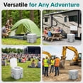 thumbnail image 6 of SereneLife 5.2 Gallon Portable Camping Toilet with Carry Bag For Adults, Leak Proof Porta Potty with Detachable Waste Tank and Level Indicator, Suitable for Camping, Hiking, and Boating, 6 of 7