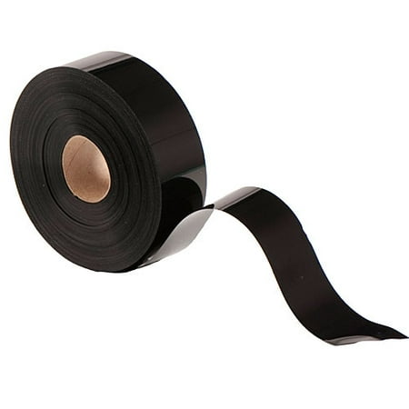 Black Streamer - Black Metallic Streamer 1 Inch X 400 Feet Roll