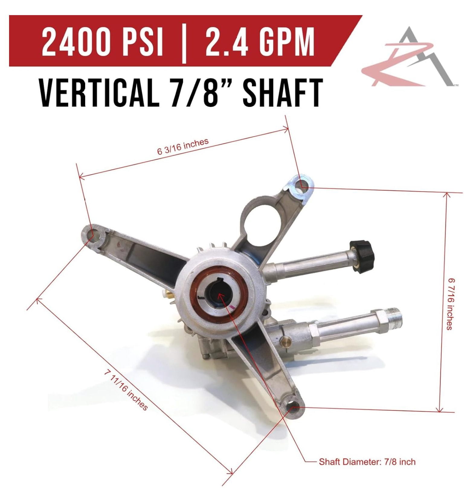| 2400 PSI Power Pressure Washer Pump for Troy-Bilt 020428-0, 020429-0, 020453