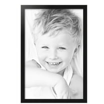 ArtToFrames 19x29 inch Black Steel Picture Frame, Black MDF Poster Frame (4639)