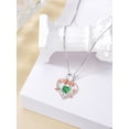 thumbnail image 5 of Dorunmo Infinity Heart Necklace 925 Sterling Silver Rose Necklace May Birthstone Wedding Graduation Jewelry for Mom Women, 5 of 10