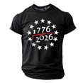 thumbnail image 3 of 250Th Anniversary Short Sleeve T Shirt Comfortable Breathable 250Th Mens Tees Black L, 3 of 5