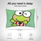 thumbnail image 4 of Funda de almohada rectangular Keroppi, suave y acogedora, con cremallera oculta, para cama, sofá, decoración del hogar, 20 x 30 pulgadas, 4 of 8