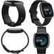 thumbnail image 2 of Reloj inteligente Fitbit Versa 4 negro con GPS y batería de 6 días, 2 of 8