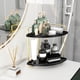 thumbnail image 4 of Organizador de baño esquinero con estantes, diseño multicompartimento, porta perfumes, para baños pequeños, organizador de encimera, decoración elegante, estilo moderno. Blahzhy, 4 of 8