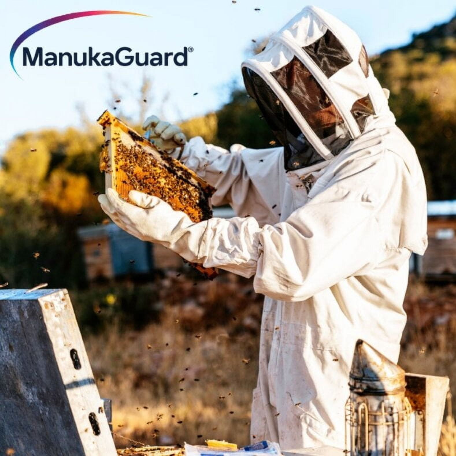 ManukaGuard Medical Grade Manuka Honey, Natural Throat Soother, MGO 200, 8.8 oz