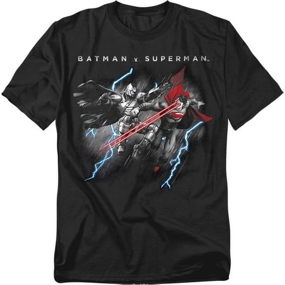 Batman V Superman Lightning Fight Unisex Adult T Shirt For Men And Women