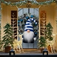 thumbnail image 6 of SLYNSHome Christmas Gnome Door Covers Decorations Merry Christmas Blue Gnome Backdrop Banner Backdrop for Holiday New Year Party Supplies, 6 of 7