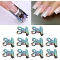 thumbnail image 3 of 10pcs Nail Tips Clips, Clolorful Manicure Extension Clip Nail Art Tool for DIY Manicure Nail Art, 3 of 5