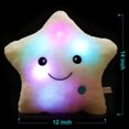 thumbnail image 5 of Rirool 14'' Creative Twinkle Star Glowing LED Night Light Plush Pillows Light up Stuffed Animal Toys Birthday for Toddler Kids(White), 5 of 7