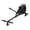 Black, variant on Hoverboard Seat Cart Conversion Kit, Heavy Duty Alloy Frame with Foam Handlebars, Compatible with 6.5" 8" 10" Hoverboard