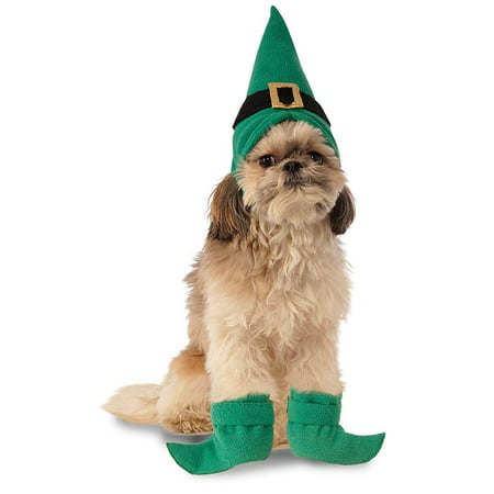 Elf Hat w/ Boot Cuffs Dog Costume