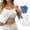 Dark Blue, variant on Ruyang Women's Cotton Camisole Shelf Bra Spaghetti Straps Tank Top with Built in Padded Bra Vest Sleeveless Layer Top 2 Packs