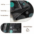 thumbnail image 4 of Abstract Art Large Area Rugs 6x9 ft Black Teal Dot Modern Space Art Washable Rug Non Slip Indoor Carpet Absorbent Floor Mat for Living Room Bedroom Dining Room, 4 of 9