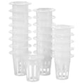 thumbnail image 3 of OUNONA 100pcs Aquatic Plant Basket Slotted Design for Hydroponics White PE Cup Shape, 3 of 8