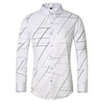 thumbnail image 1 of Camisas de Tamaño Más, Suelta Casual de Manga Larga con Botón de Manga Larga Hecha de Algodón Suave Transpirable para el Uso Diario de Primavera Y Al Aire Libre, Moda de Tamaño Más, 1 of 5
