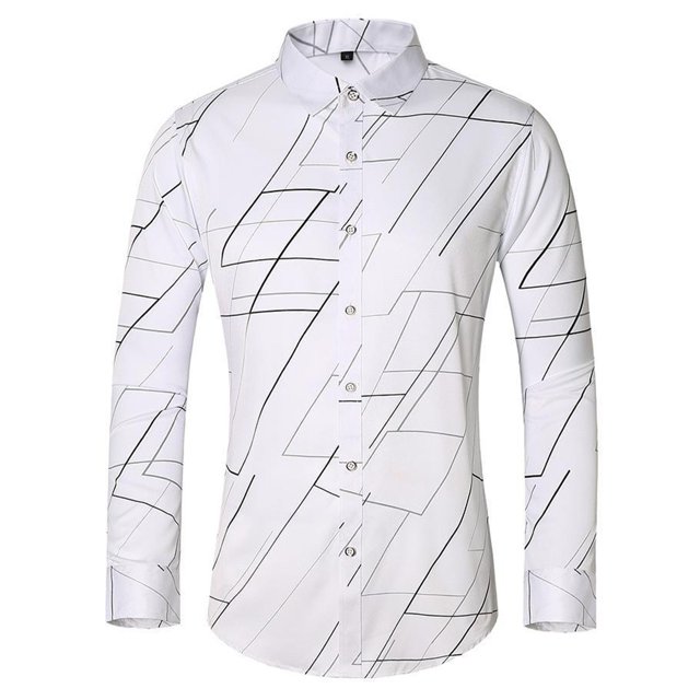 Camisas de Tamaño Más, Suelta Casual de Manga Larga con Botón de Manga Larga Hecha de Algodón Suave Transpirable para el Uso Diario de Primavera Y Al Aire Libre, Moda de Tamaño Más