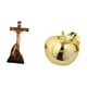 thumbnail image 5 of Estatua católica Madre María Figura Jesús Cruz Escultura Estatua decorativa Escultura de fruta Adorno de cerámica Adecuado para el hogar Oficina Capil, 5 of 8