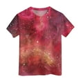 thumbnail image 4 of Godom Girls Tee Shirt Short Sleeve Round Neck Cotton T-Shirt Girls Summer T Shirts, 4 of 4